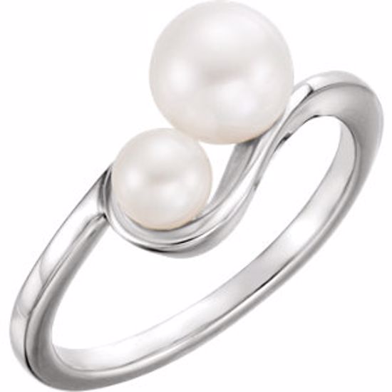 6479:6000:P 14kt White Freshwater Cultured Pearl Ring