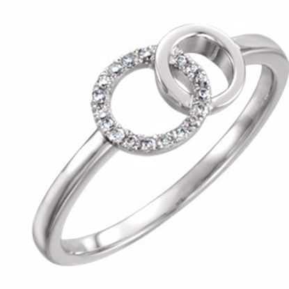 651927:60000:P 14kt White .06 CTW Diamond Ring