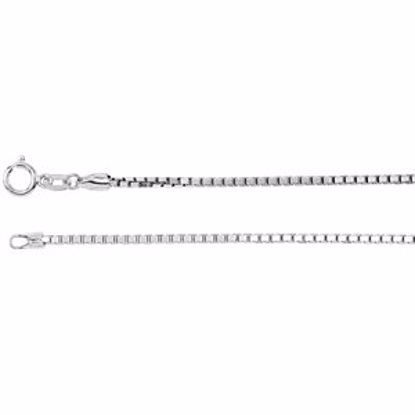 CH490:60002:P 14kt White 1.75mm Solid Box 18" Chain with Spring Ring