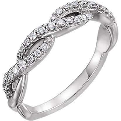 652012:100:P 14kt White 1/4 CTW Diamond Anniversary Band