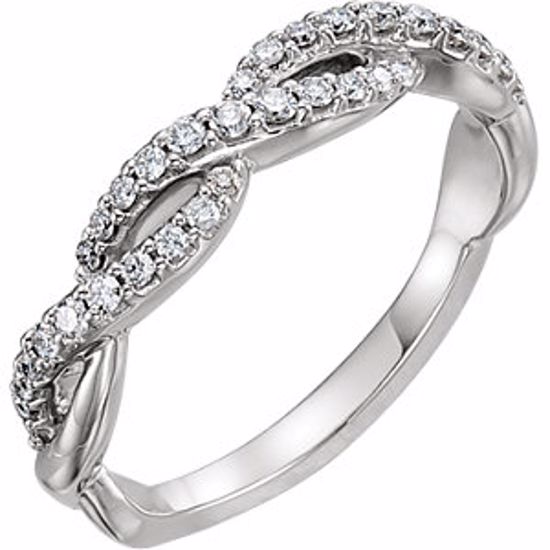 652012:100:P 14kt White 1/4 CTW Diamond Anniversary Band