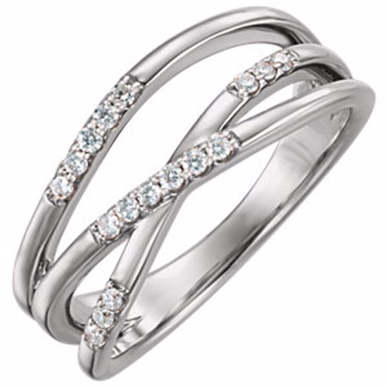 122776:6000:P 14kt White 1/6 CTW Diamond Ring