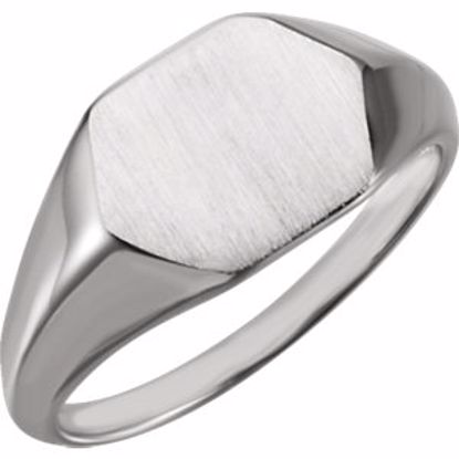 51554:104:P Sterling Silver Signet Ring