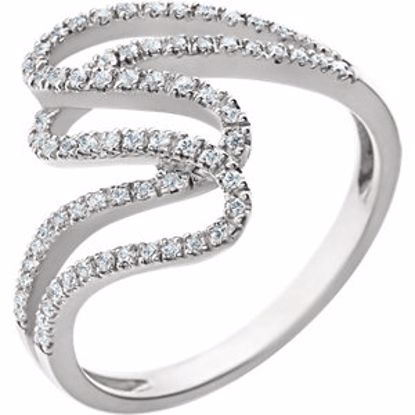 652042:60000:P 14kt White 1/4 CTW Diamond Ring