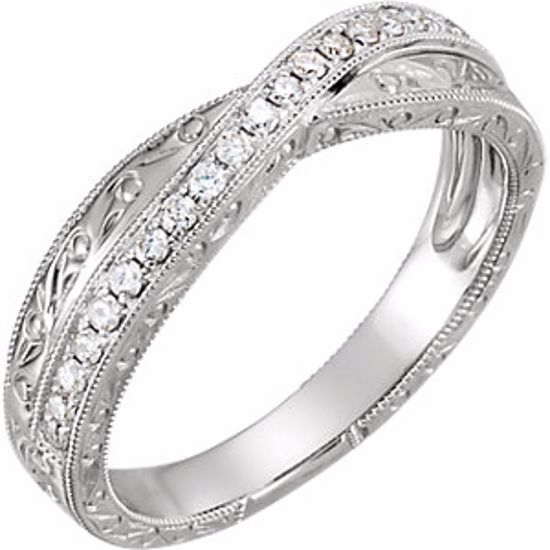 652025:102:P 14kt White 1/5 CTW Diamond Anniversary Band