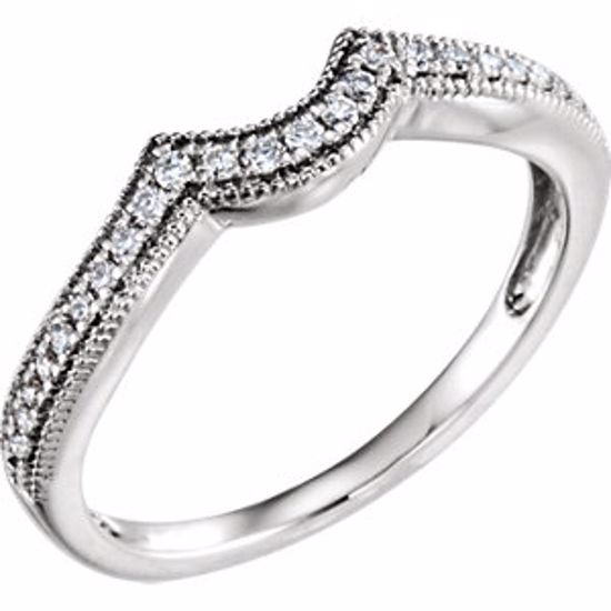 652002:103:P 14kt White 1/6 CTW Diamond Band for 5.8mm Round Ring