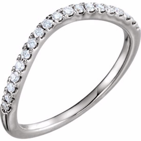 652004:103:P 14kt White 1/2 CTW Diamond Band for 5.8mm Round Ring