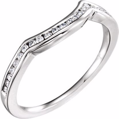 652005:103:P 14kt White 1/6 CTW Diamond Band for 5.8mm Round Ring