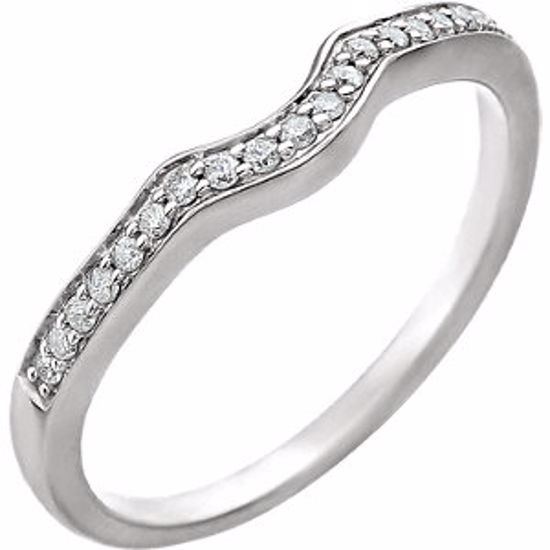 652079:103:P 14kt White 1/8 CTW Diamond Band for 5.2mm Round Ring