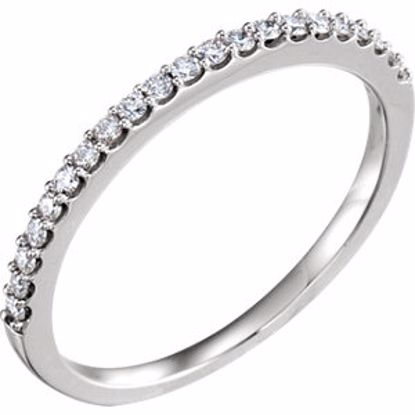 65568:60007:P 14kt White 1/5 CTW Diamond Band