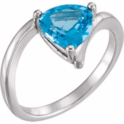 71809:600:P 14kt White Swiss Blue Topaz Ring