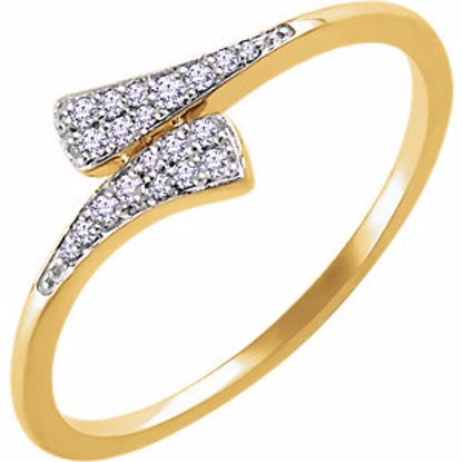 652126:60000:P 14kt Yellow 1/10 CTW Diamond Ring 