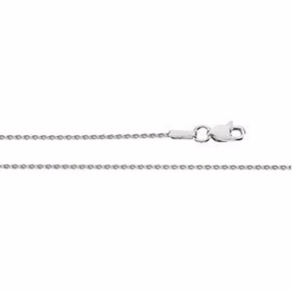 CH164:70003:P Sterling Silver 1mm Diamond Cut Wheat 16" Chain