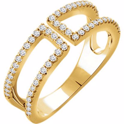 652150:60000:P 14kt Yellow 1/3 CTW Diamond Ring