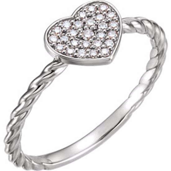 122881:603:P Platinum 1/8 CTW Diamond Ring