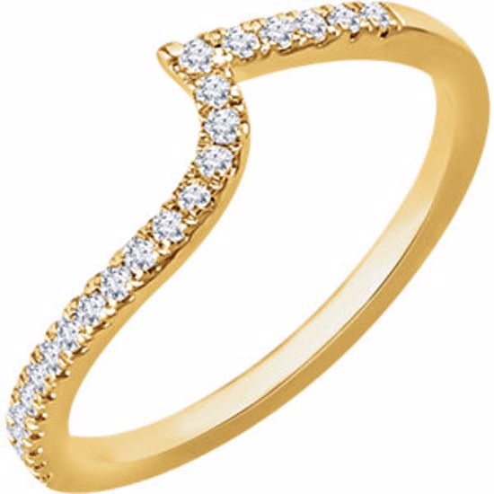 652208:103:P 14kt Yellow 1/6 CTW Diamond Band for 5mm Ring