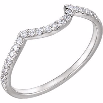 122844:60000:P 14kt White 1/10 CTW Diamond Anniversary Band