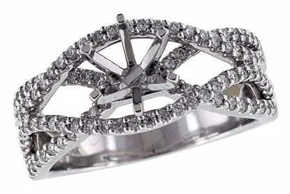B238-45942_W B238-45942_W - 14KT Gold Semi-Mount Engagement Ring