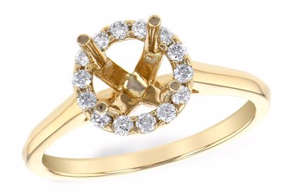 C239-36878_Y C239-36878_Y - 14KT Gold Semi-Mount Engagement Ring