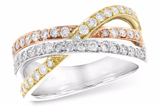 L147-56832_T L147-56832_T - 14KT Gold Ladies Wedding Ring