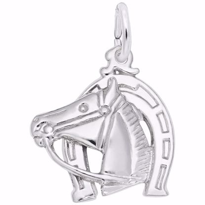 Picture of Horse Charm Pendant - Sterling Silver