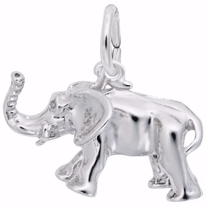 Picture of Elephant Charm Pendant - Sterling Silver