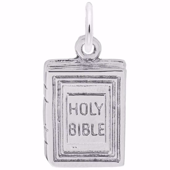 Picture of Bible Charm Pendant - Sterling Silver