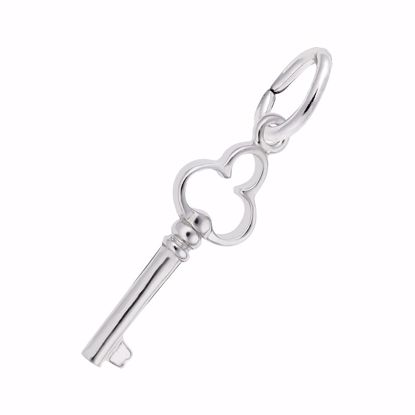 Picture of Key Charm Pendant - Sterling Silver