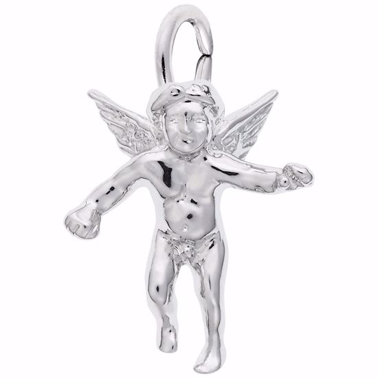 Picture of Angel Charm Pendant - Sterling Silver