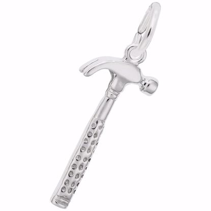 Picture of Hammer Charm Pendant - Sterling Silver