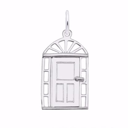 Picture of Door Charm Pendant - Sterling Silver