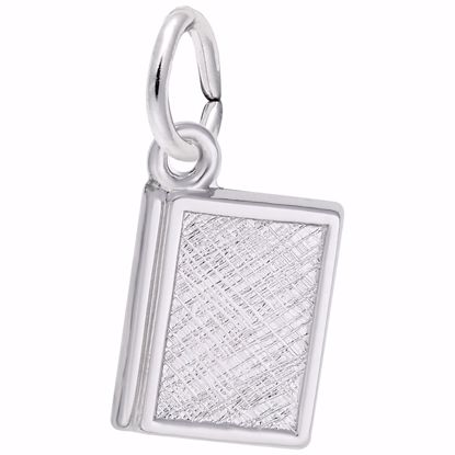 Picture of Book Charm Pendant - Sterling Silver