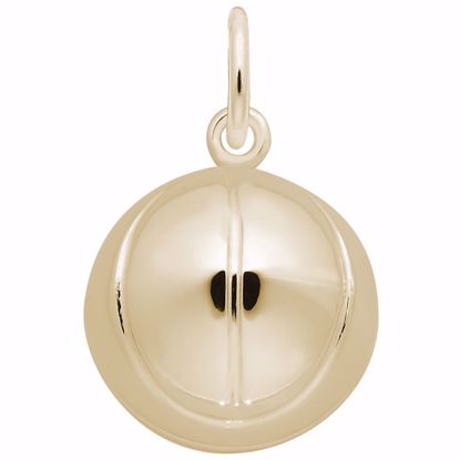 Picture of Basketball Charm Pendant - 14K Gold