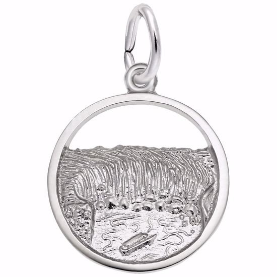 Picture of Niagara Falls Charm Pendant - Sterling Silver