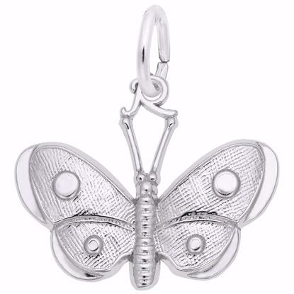 Picture of Butterfly Charm Pendant - Sterling Silver