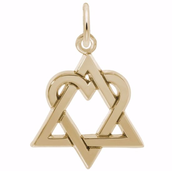 Picture of Adoption Logo Charm Pendant - 14K Gold