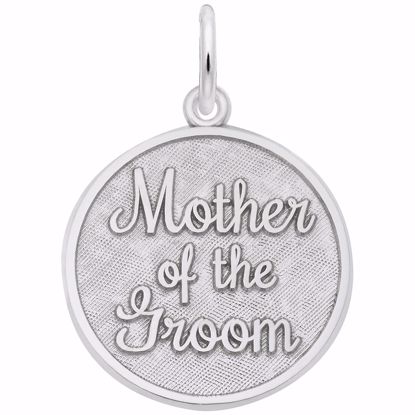 Picture of Mother Of The Groom Charm Pendant - Sterling Silver