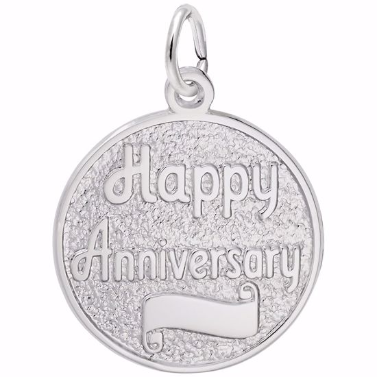 Picture of Anniversary Charm Pendant - Sterling Silver