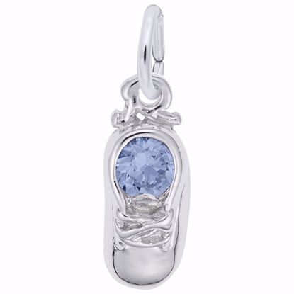 Picture of 03 Babyshoe-Mar Charm Pendant - Sterling Silver