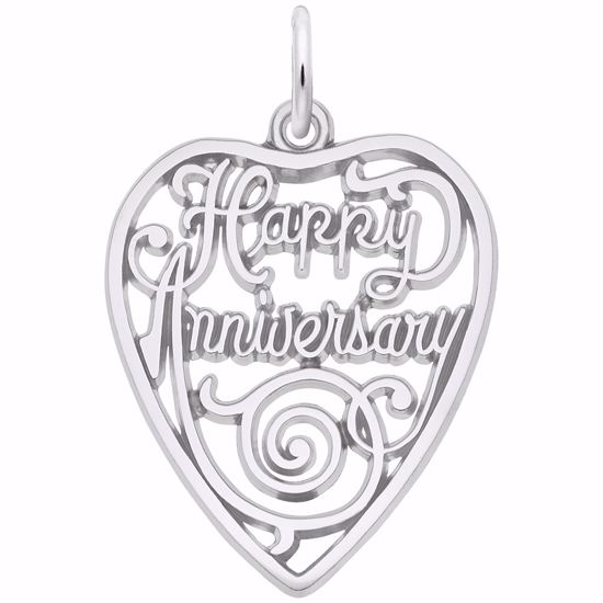 Picture of Anniversary Charm Pendant - Sterling Silver