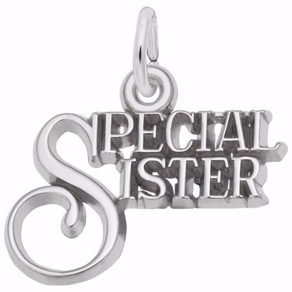 Picture of Special Sister Charm Pendant - Sterling Silver