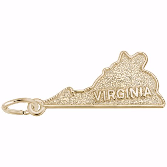 Picture of Virginia Charm Pendant - 14K Gold