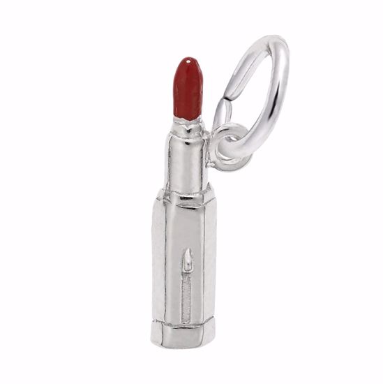 Picture of Lipstick Charm Pendant - Sterling Silver