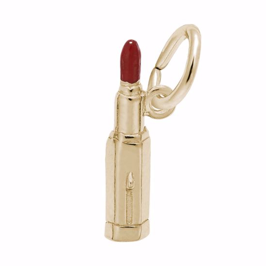 Picture of Lipstick Charm Pendant - 14K Gold