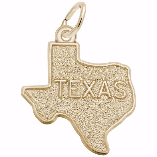 Picture of Texas Charm Pendant - 14K Gold