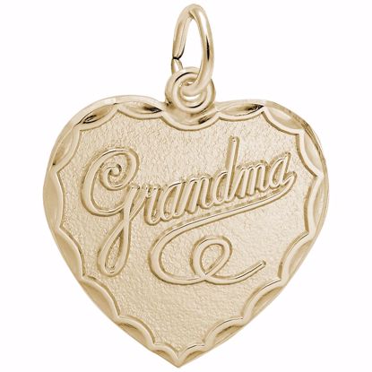 Picture of Grandma Charm Pendant - 14K Gold