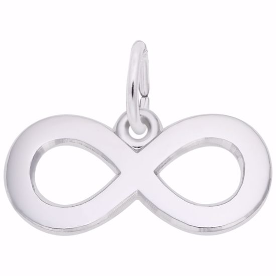 Picture of Infinity Charm Pendant - Sterling Silver