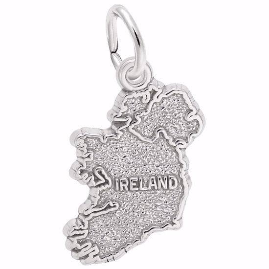 Picture of Ireland Charm Pendant - Sterling Silver