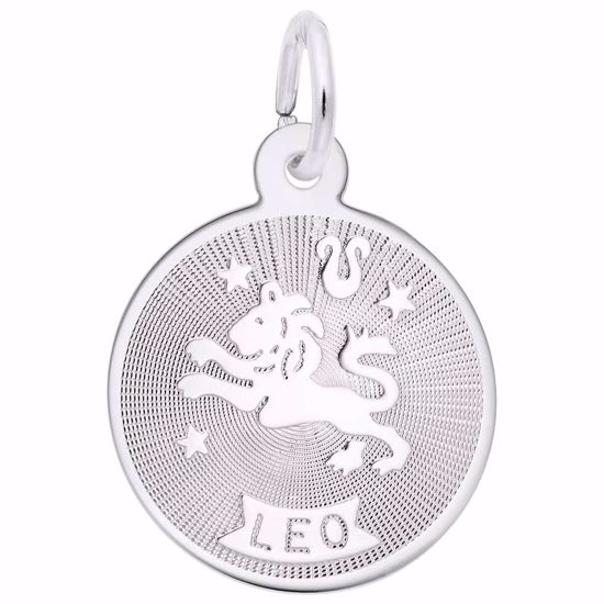 Picture of Leo Charm Pendant - Sterling Silver