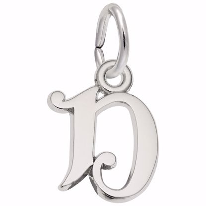 Picture of Init-D Charm Pendant - Sterling Silver